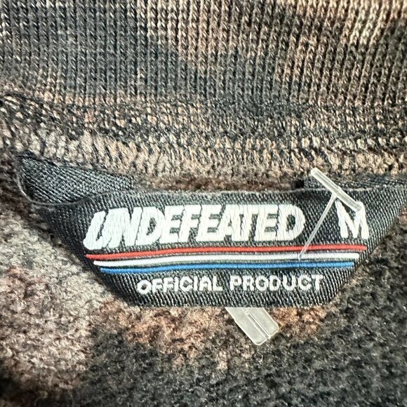UNDFTD Sweatshirt M Black Tie Dye Embroidered Can't Lose - Picture 2 of 7